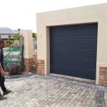 Charcoal Single Aluzinc sectional garage door