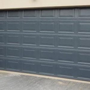 Aluzinc Block Pattern Charcoal garage doors